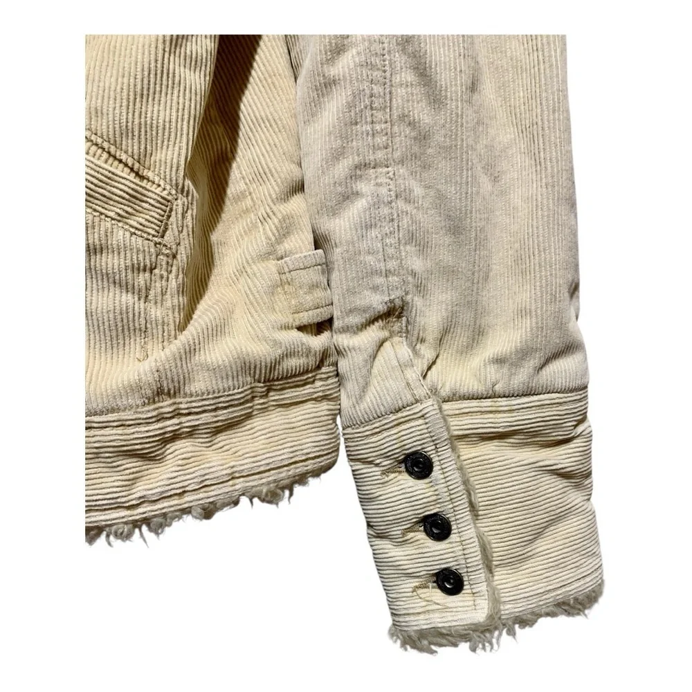 Women’s Vintage Y2K New York Classics Corduroy Trucker-Sherpa Jacket